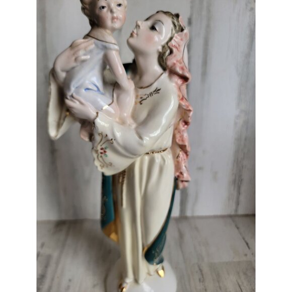 vintage Mary Madonna child AS IS vintage religious home decor figure - Picture 6 of 14